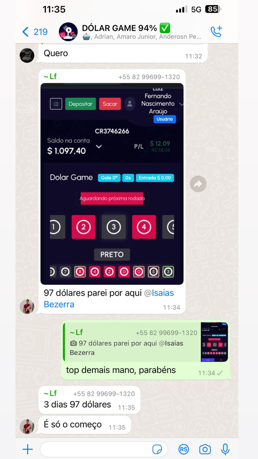 Feedback da comunidade 06